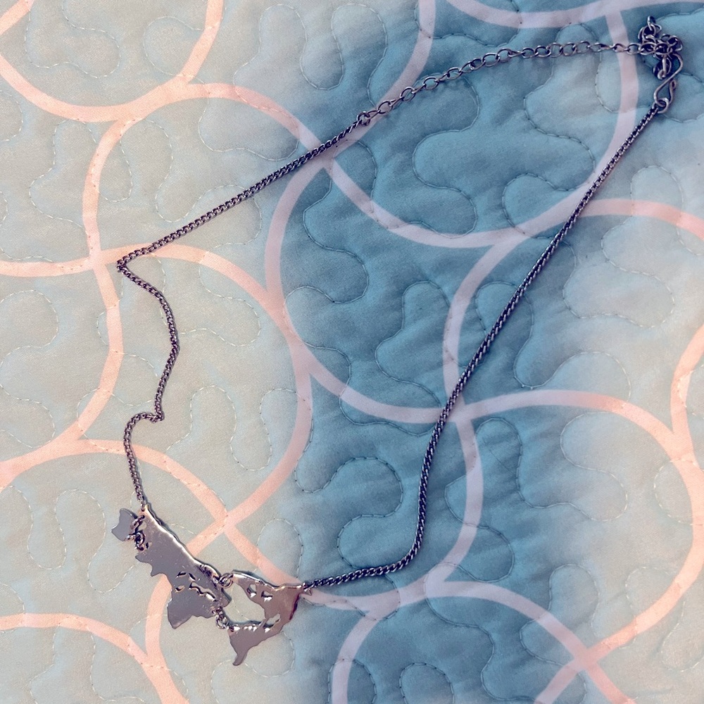 18” “world” necklace